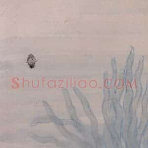 1924年 齐白石《草虫册页》国画花鸟作品图片赏析