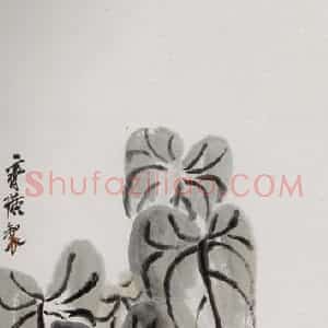 1924年 齐白石《花鸟四条屏》国画花鸟作品图片赏析