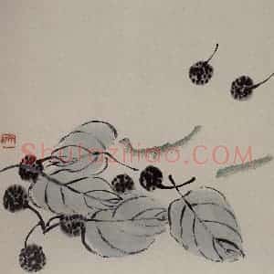 1924年 齐白石《草虫册页》国画花鸟作品图片赏析