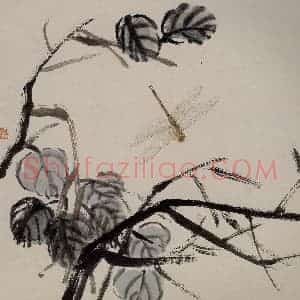 1924年 齐白石《草虫册页》国画花鸟作品图片赏析
