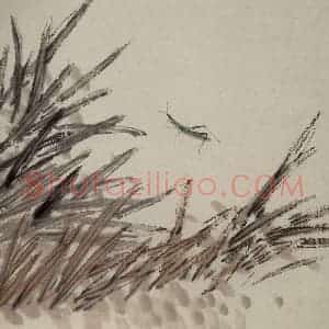 1924年 齐白石《草虫册页》国画花鸟作品图片赏析