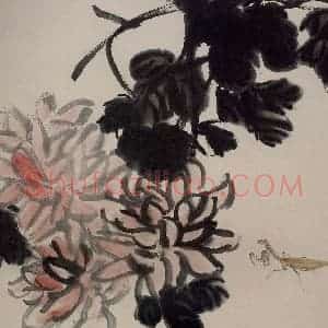 1924年 齐白石《草虫册页》国画花鸟作品图片赏析