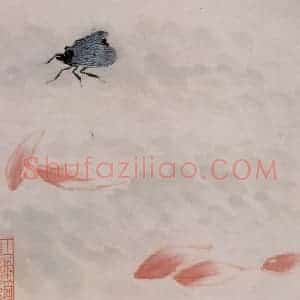 1924年 齐白石《草虫册页》国画花鸟作品图片赏析