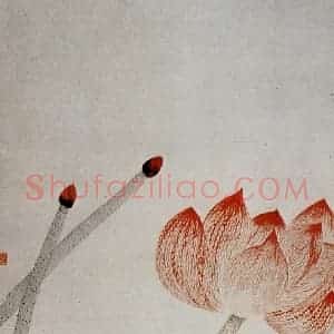 1921年 齐白石《广豳风图册》国画花鸟作品图片赏析