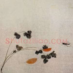 1921年 齐白石《广豳风图册》国画花鸟作品图片赏析