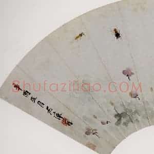 1921年 齐白石《蜂》国画花鸟作品图片赏析