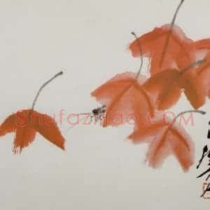 齐白石《册页》国画花鸟作品图片赏析