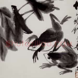 齐白石《册页》国画花鸟作品图片赏析