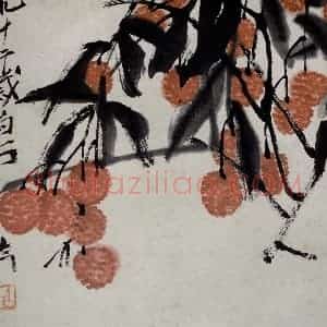 齐白石《蔬果册》国画花鸟作品图片赏析