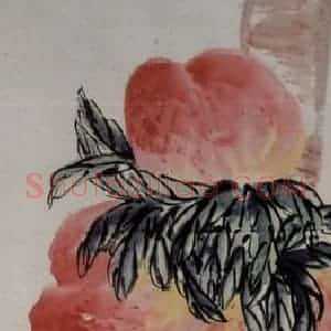 1949年 齐白石《多寿图》国画花鸟作品图片赏析
