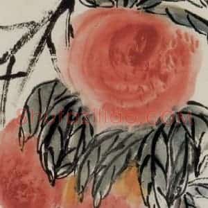 齐白石《多寿》国画花鸟作品图片赏析