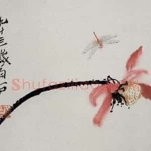 齐白石《虫草杂画册》国画花鸟作品图片赏析