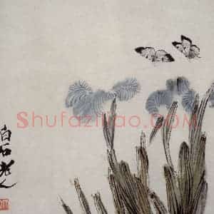 齐白石《虫草杂画册》国画花鸟作品图片赏析