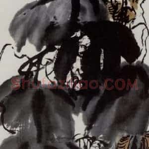 齐白石《丝瓜》国画花鸟作品图片赏析