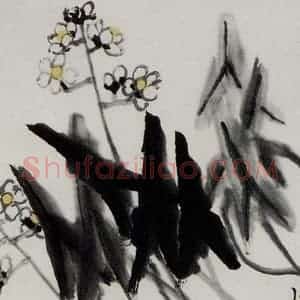 1949年 齐白石《群虾》国画花鸟作品图片赏析