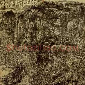 1976年 黄秋园《匡庐浓翠图》国画山水作品图片赏析