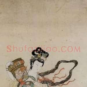 1971年 黄秋园《天女散花》国画山水作品图片赏析