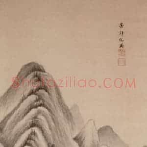 清代 王鉴《仿古山水十条屏》国画山水作品图片赏析