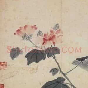 明代 沈周《卧游图册》国画花鸟作品图片赏析