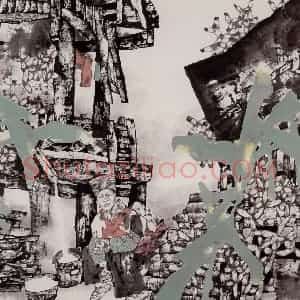 2003年 张道兴《瑶寨》国画人物作品图片赏析