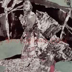 2003年 张道兴《畅春》国画人物作品图片赏析