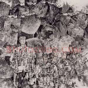 1987年 张道兴《堤》国画人物作品图片赏析