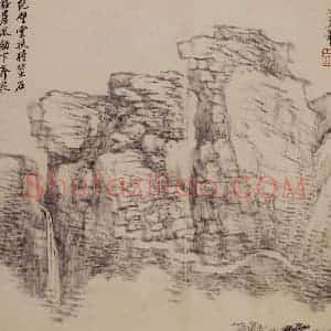 1692年 王翚《仿古山水册》国画山水写意作品图片赏析