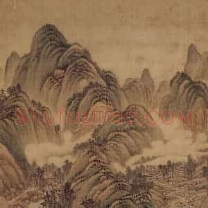 1662年 王翚《小中现大册》国画山水写意作品图片赏析