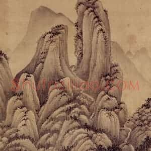 1662年 王翚《小中现大册》国画山水写意作品图片赏析