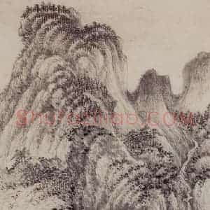 1662年 王翚《小中现大册》国画山水写意作品图片赏析