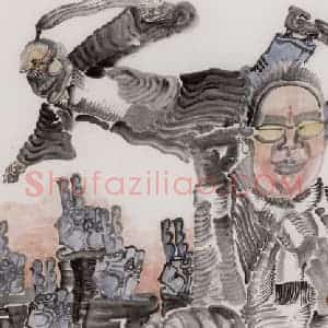 2002年 周京心《登陆》国画人物作品图片赏析