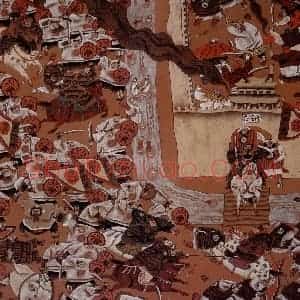 1985年 周京心《水浒组画》国画综合作品图片赏析