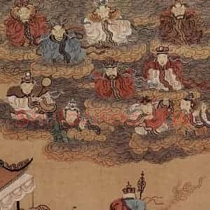 1989年-1990年 周京心《西游记·车迟国》国画综合作品图片赏析
