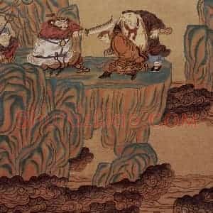 1989年-1990年 周京心《西游记·狮驼铃》国画综合作品图片赏析