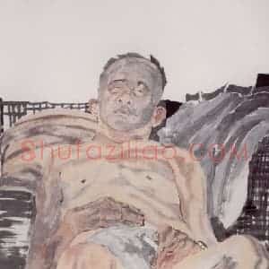 2000年 田黎明《课堂写生》国画人物作品图片赏析