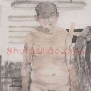 2001年 田黎明《课堂写生》国画人物作品图片赏析