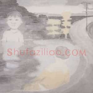 2001年 田黎明《都市的远郊》国画人物作品图片赏析