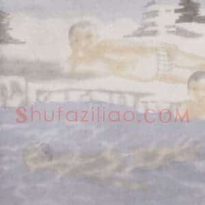 2002年 田黎明《正午的阳光》国画人物作品图片赏析