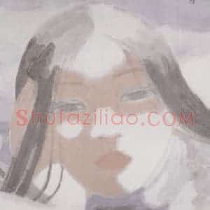 2001年 田黎明《在那遥远的地方》国画人物作品图片赏析