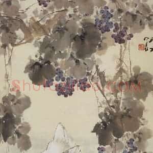 1982年 萧朗《群鸡图》国画花鸟写意作品图片赏析