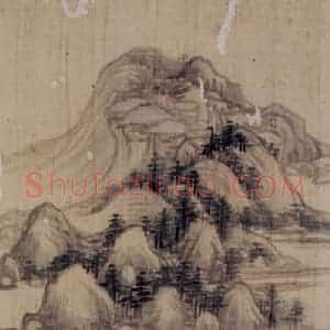 明代 董其昌《山水册》国画山水写意作品图片赏析