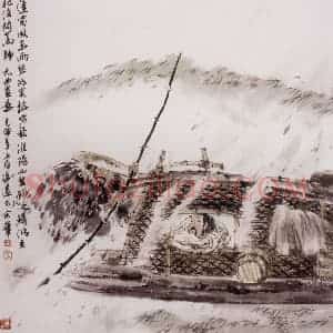 1999年 冯远《元曲画意》国画人物作品图片赏析