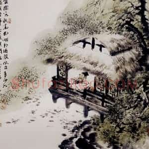 2001年 冯远《元曲画意》国画人物作品图片赏析