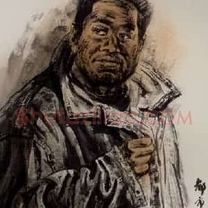 1998年 冯远《都市百态系列》国画人物作品图片赏析