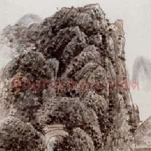 1993年 冯远《画坛四杰.黄宾虹》国画人物作品图片赏析