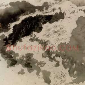1998年 冯远《水墨抽象.不淫》国画综合作品图片赏析