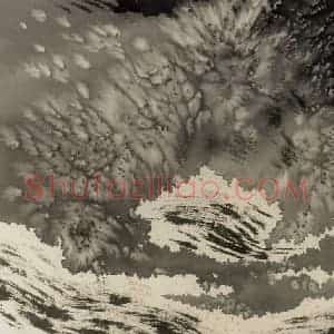 1998年 冯远《水墨抽象.润下》国画综合作品图片赏析