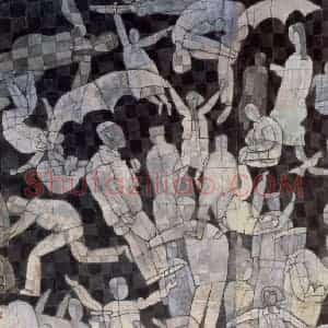 1998年 卢沉《苍穹》国画人物作品图片赏析