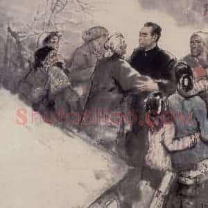 1979年 周思聪《人民和总理》国画人物作品图片赏析