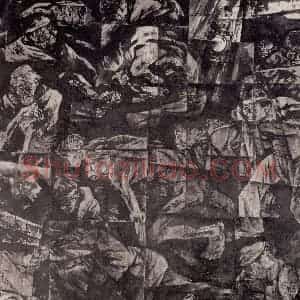 1982年 周思聪《人间地狱》国画人物作品图片赏析